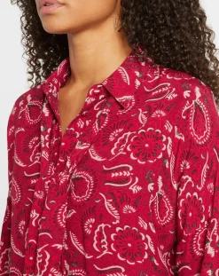 Blouse Lamia rouge
