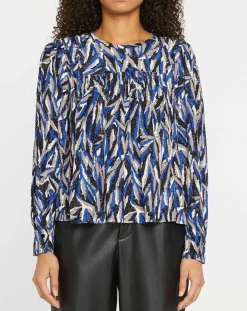 Blouse Loika bleu roi