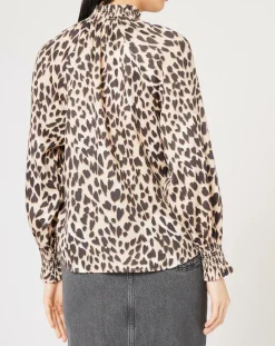 Blouse Panthère Coeur léopard