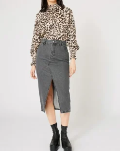 Blouse Panthère Coeur léopard