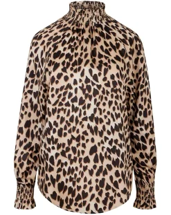 Blouse Panthère Coeur léopard