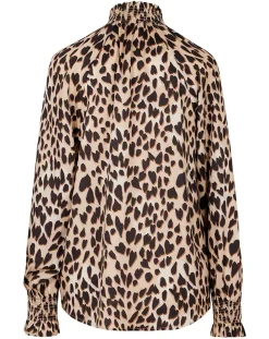 Blouse Panthère Coeur léopard