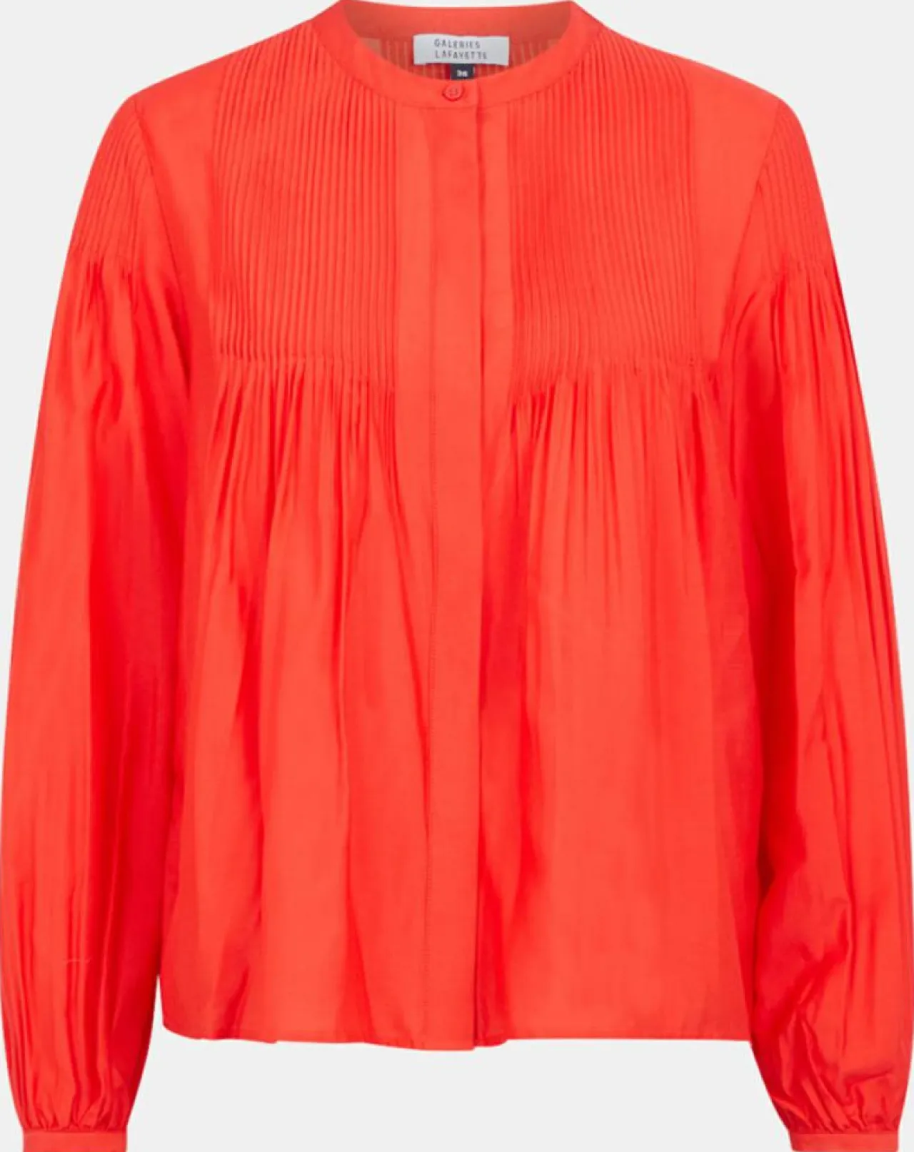 Blouse plissée Gado rouge