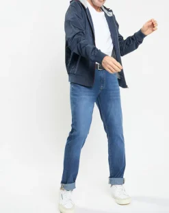 Blouson à capuche Sport bleu