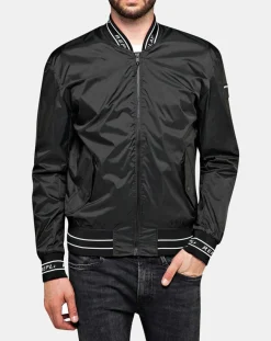 Blouson ajusté noir