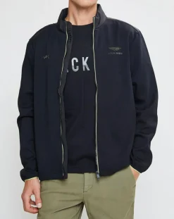 Blouson Aston Martin Racing Jersey bimatière noir