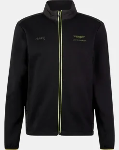 Blouson Aston Martin Racing Jersey bimatière noir