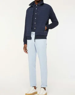 Blouson Bimatière Media bleu marine