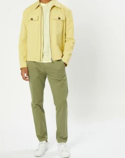 Blouson Coton Organic Double Poche jaune clair