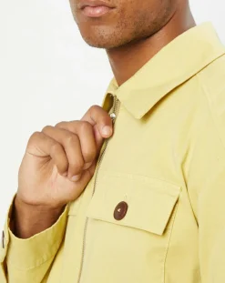 Blouson Coton Organic Double Poche jaune clair