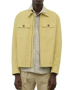 Blouson Coton Organic Double Poche jaune clair