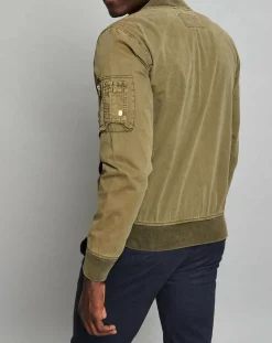 Blouson Cotton Wash kaki