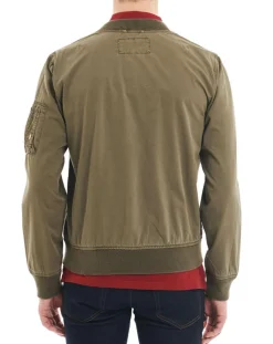 Blouson Cotton Wash kaki