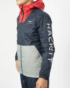 Blouson Coupe-vent à capuche Aston Marting Racing multicolore