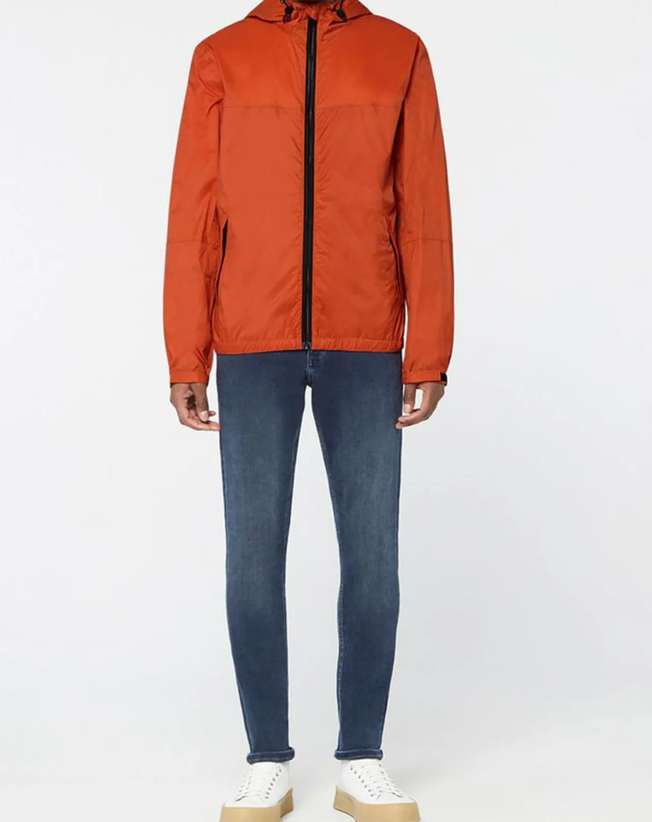 Blouson coupe-vent Maway Trans orange