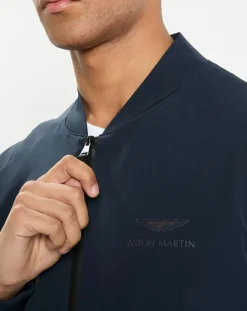 Blouson court Aston Martin Racing bleu marine
