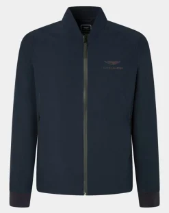Blouson court Aston Martin Racing bleu marine