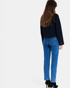 Blouson en Double face Laine mélangée Volia nocturne