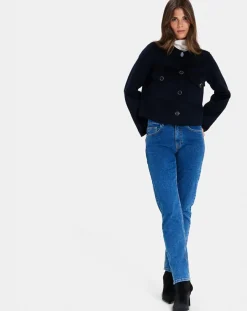 Blouson en Double face Laine mélangée Volia nocturne