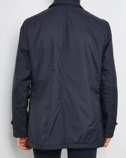 Blouson en flanelle Mayfair bleu marine