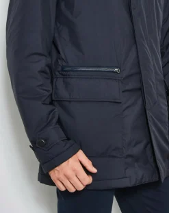 Blouson en flanelle Mayfair bleu marine