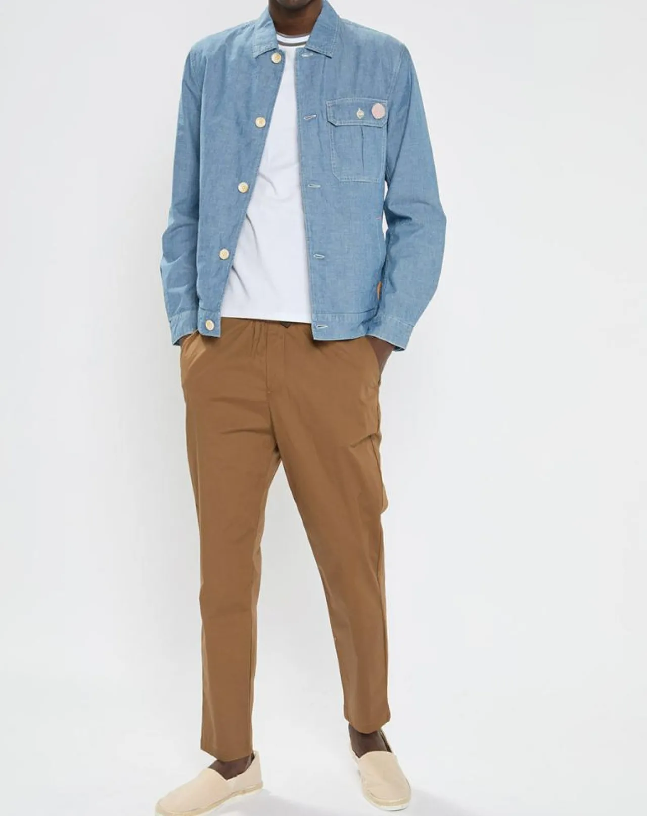 Blouson en Jean Chambray bleu