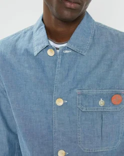 Blouson en Jean Chambray bleu