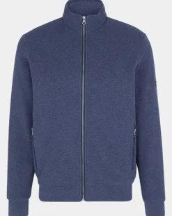 Blouson en jersey bleu moyen