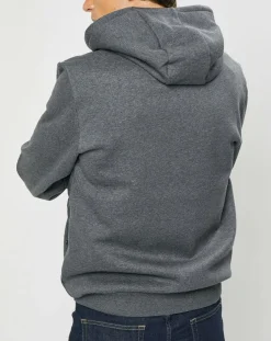Blouson Hybride bi-matière Jersey gris