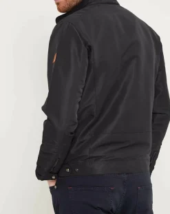 Blouson motard marine