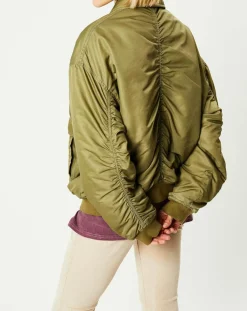 Blouson Padded Varsity kaki