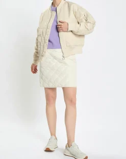 Blouson Patch Logo beige
