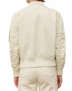 Blouson Patch Logo beige