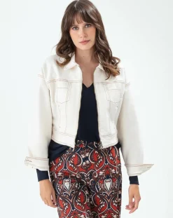 Blouson Penelope naturel/terracotta