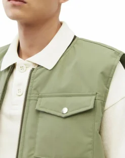 Blouson Sans manches Ecodown kaki clair