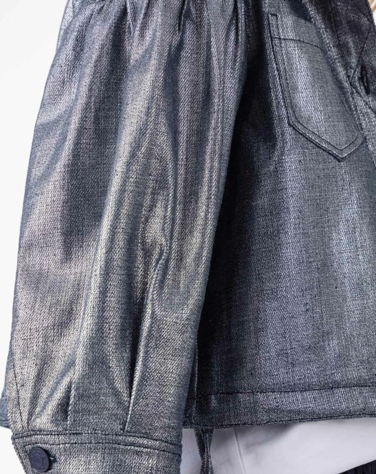 Blouson Selene bleu/argenté