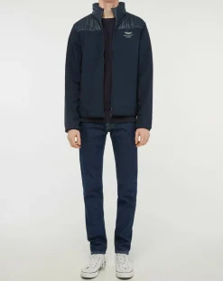 Blouson Soft Shell Aston Martin Racing bleu marine