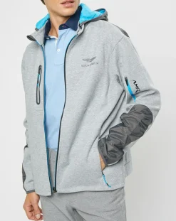 Blouson Sweat Hybride Aston Martin Racing gris