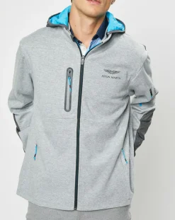 Blouson Sweat Hybride Aston Martin Racing gris