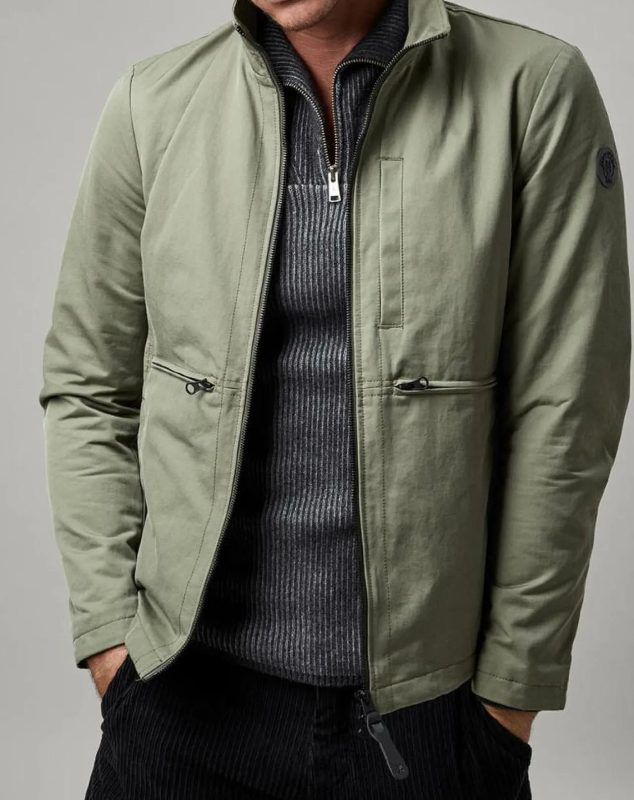 Blouson Technique Multipoches kaki