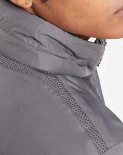 Blouson technique Renny doublure matelassée gris foncé