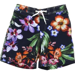 Boardshort imprimé tropical multicolore