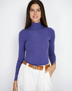 Body en Soie mélangée Judy bleu jean