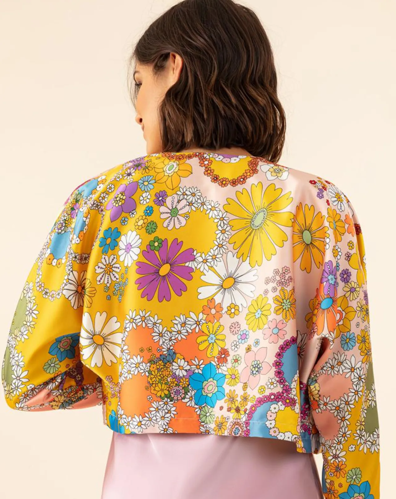 Bolero Hortense bouquet/pois