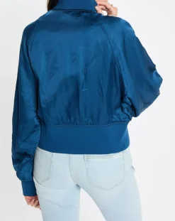 Bomber Aviateur bleu