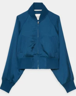 Bomber Aviateur bleu