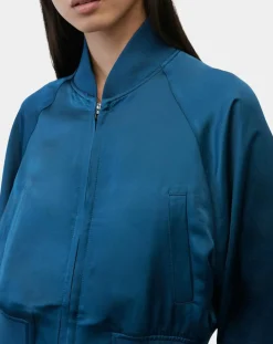 Bomber Aviateur bleu