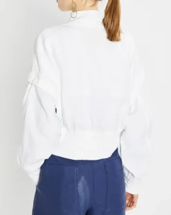 Bombers 100% Lin Kl blanc