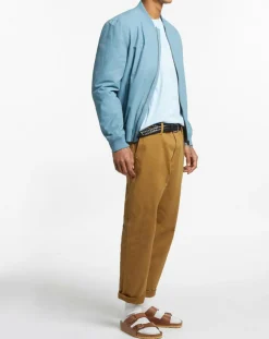 Bombers déperlant bleu gris