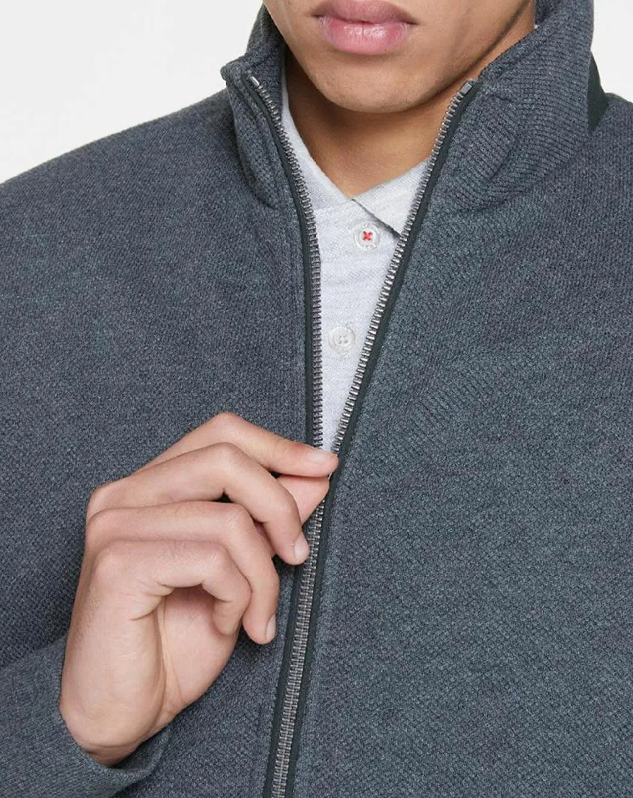 Bombers en jersey Point gris